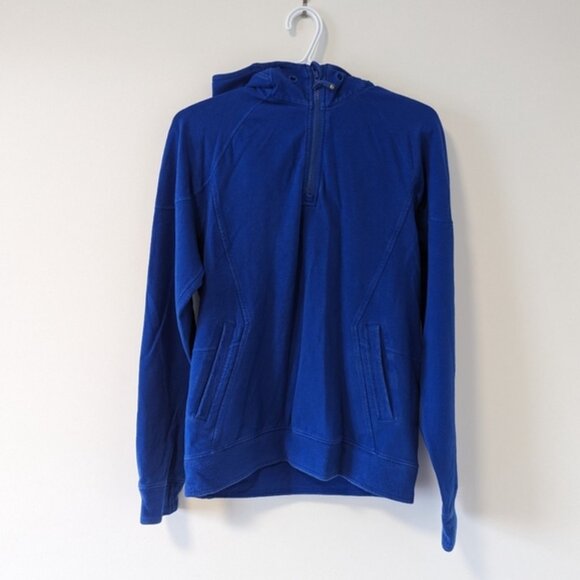 Lululemon Scuba Hoodie IV Women's Sweatshirt Size Small Blue - Picture 2 of 10